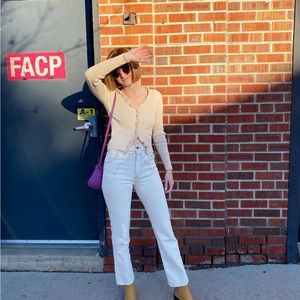 Find Me Now Charlie Ruffle Knit Top